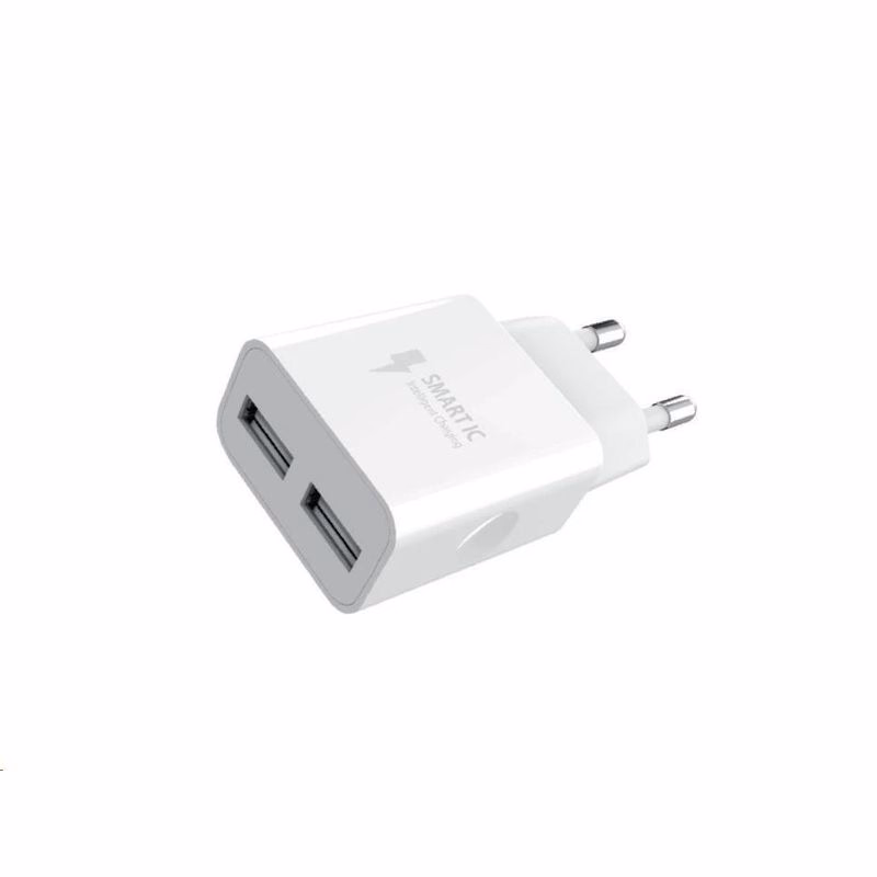 WG - Sieťová nabíjačka 2x USB-A 2, 4A, white