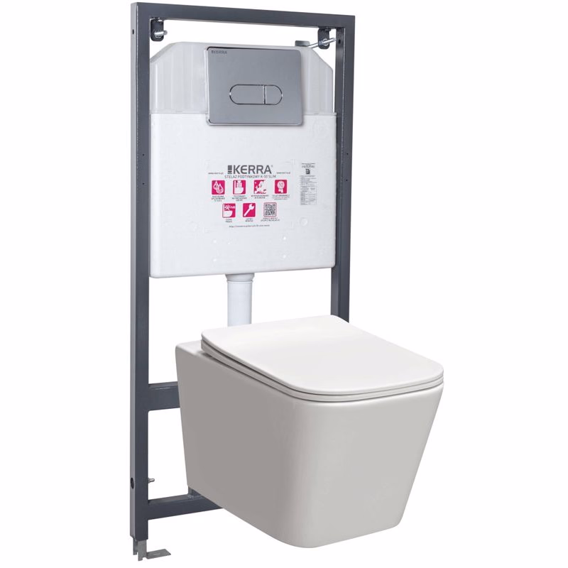 KERRA - Inštalačný set WC TINOS/Pacific CHR 5907548116314
