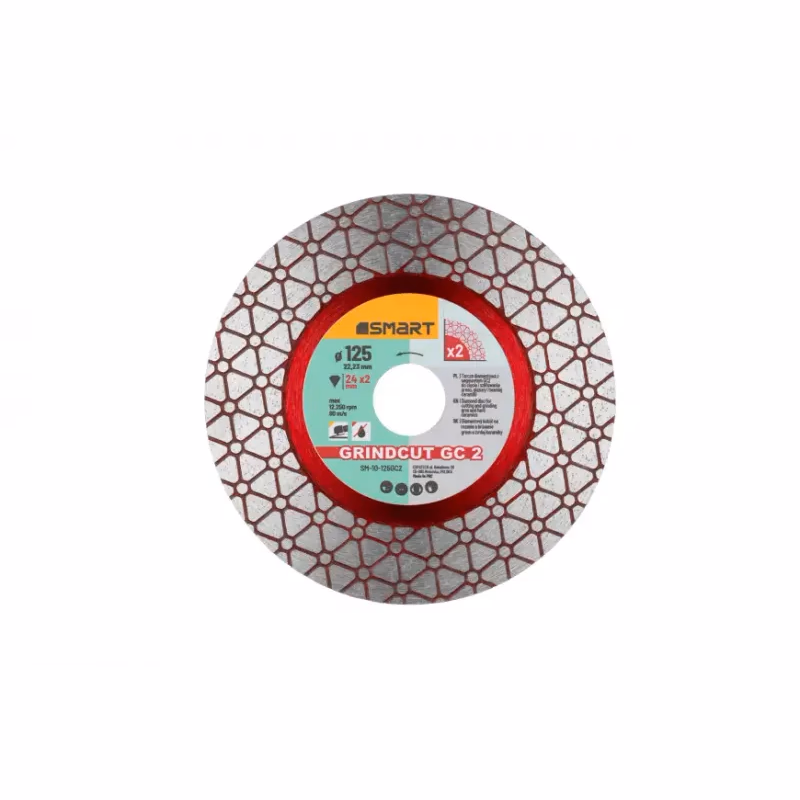 Diamantový kotúč Smart 125 mm 1,7 mm obojstranný GC2 SM-10-125GC2
