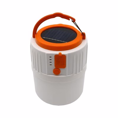 LED Solárna lampa s funkciou powerbanky LED/3W/3,7V 7000K IPX4 3200 mAh biela 330123