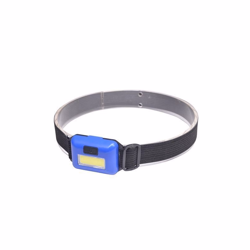 Solight čelová LED COB svietidlo, 3W, modrá