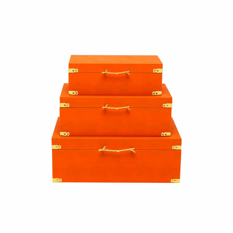 Noah set boxov oranžový