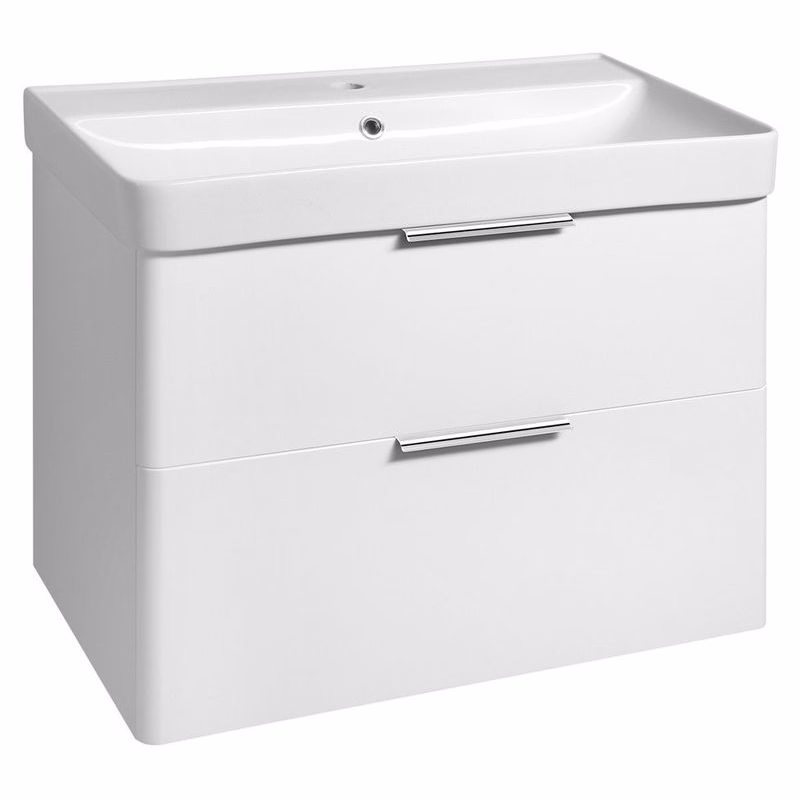 AQUALINE - DENEB umývadlová skrinka 77,3x55x42,4cm, biela mat DN280