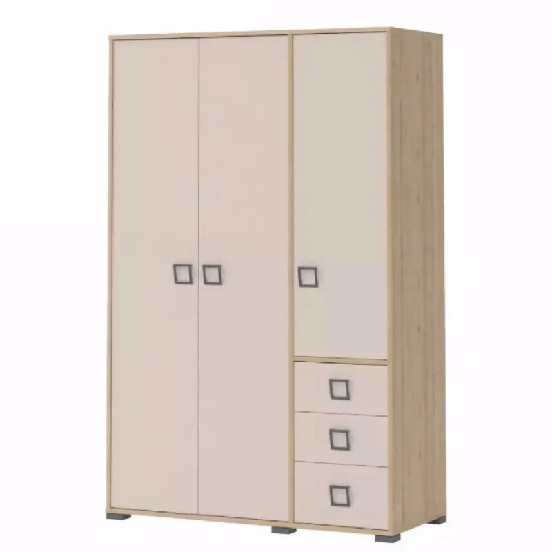Skriňa 3D3S Kiki G33-BK/KI-01 beech/sand