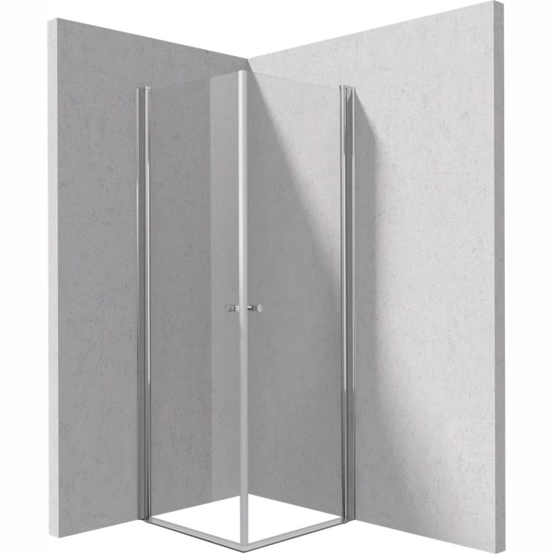 DEANTE/S - Sprchovací kút dvojité krídlové 80x80 KTSW042P+KTSW042P KERRIA/0403