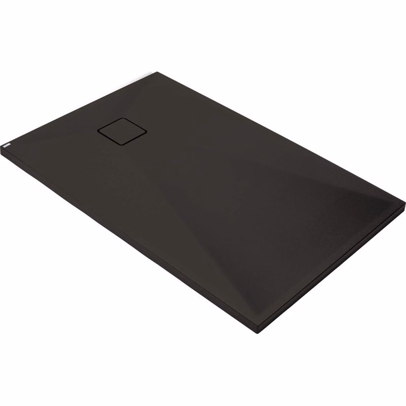 DEANTE - Correo nero Granitová sprchová vanička, obdĺžniková, 90x70 cm KQR_N71B