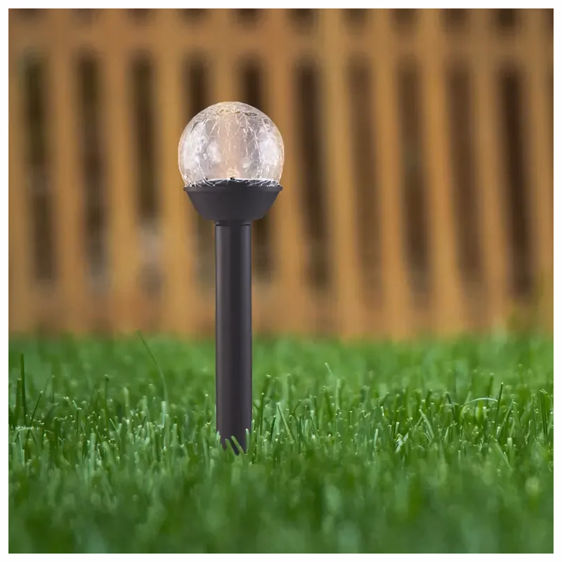 Solárna lampa KULKA 6CM RGB VO0656