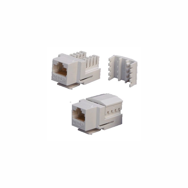 DATACOM Keystone UTP RJ45 Cat5E Dual MINI biely