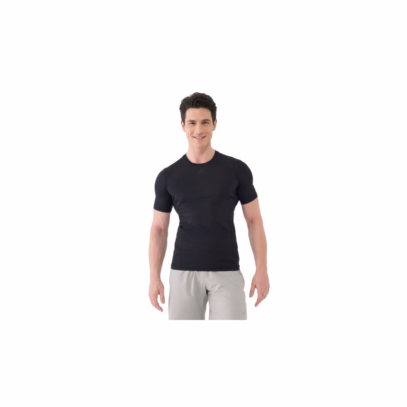 Pánske tréningové tričko s krátkym rukávom 4F TSHIRT FNK M2141-20S-DEEP BLACK
