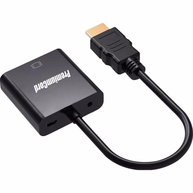 PremiumCord prevodník HDMI -> VGA so zvukom