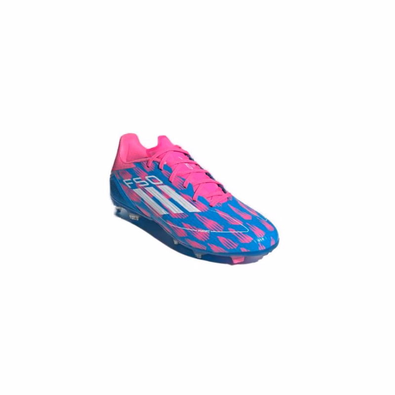 Pánske futbalové kopačky outdoorové ADIDAS F50 League M FG solar blue cloud white solar pink