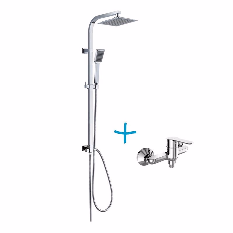 Mereo Sprchová súprava Quatro a sprchová batéria Zuna 150 mm CB609Z
