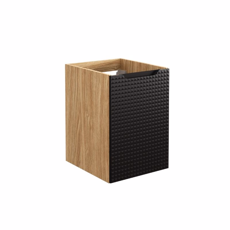 ArtCom Závesná skrinka do kúpeľne LUXOR Black 81-40-1D | 40 cm