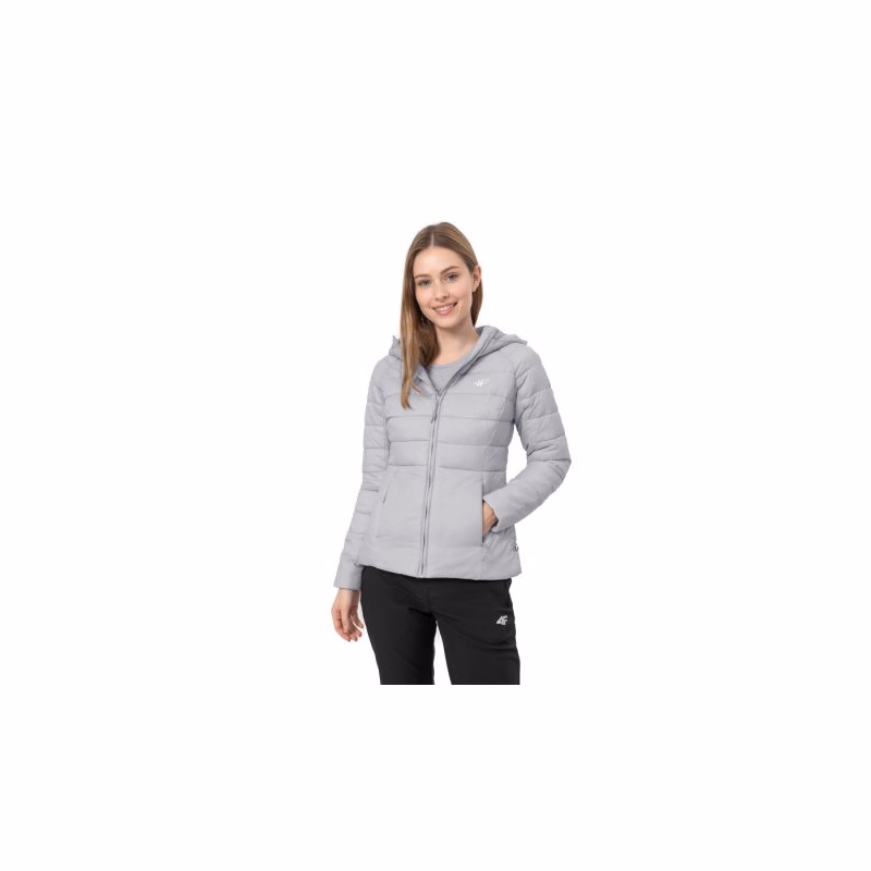 Dámska turistická bunda 4F WOMENS JACKET KUDP017-34S-LIGHT BLUE