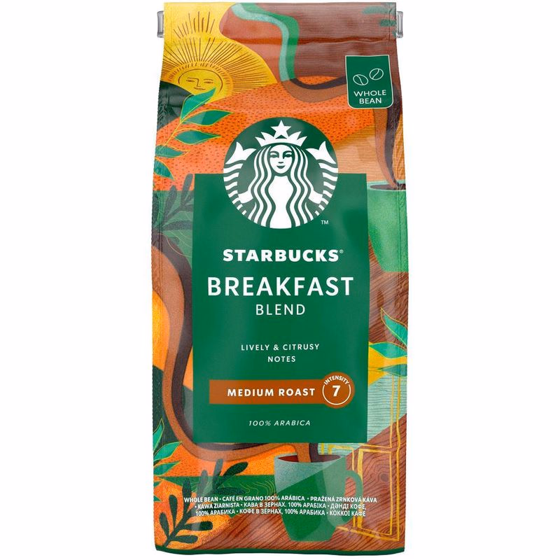 BREAKFAST BLEND ZRNK.KÁVA 450G STARBUCKS