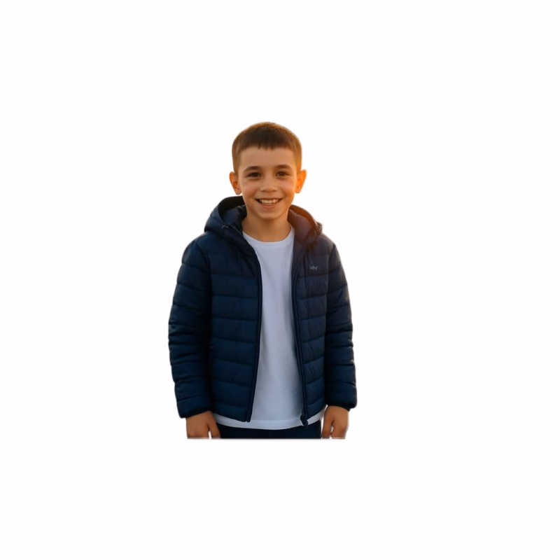 Chlapčenská bunda 4F JUNIOR DOWN JACKET U0704-4FJWAW25TDJAU0704-31S-NAVY