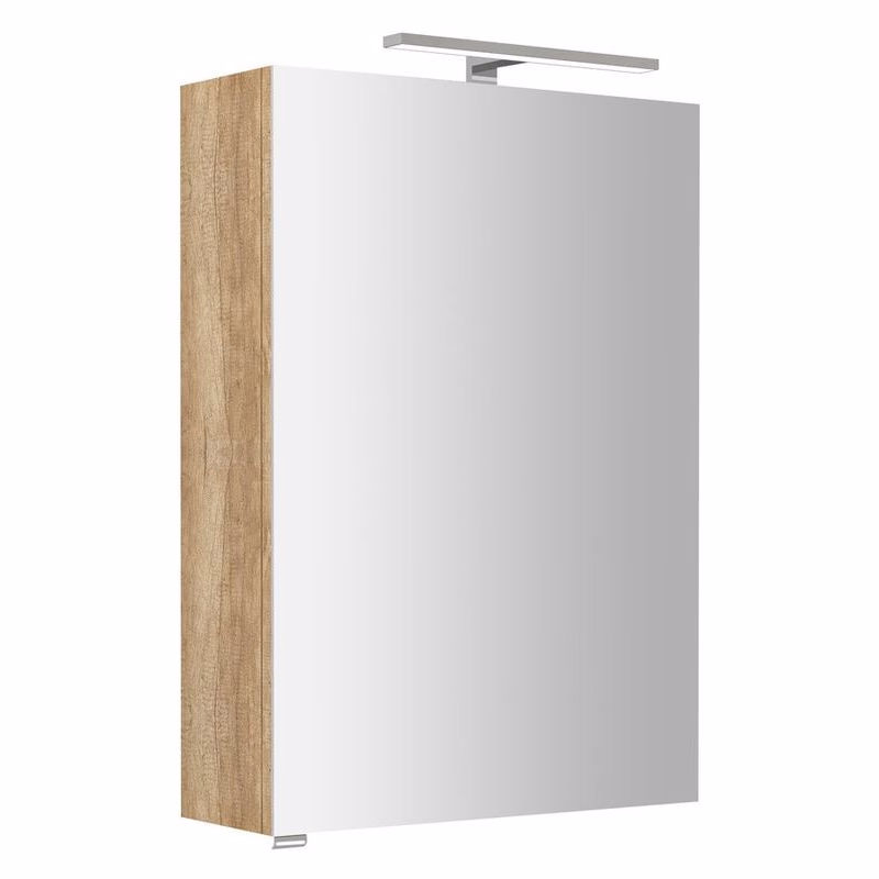 SAPHO - RIWA galérka s LED osvetlením, 50x70x17cm, dub Alabama RIW050-0022