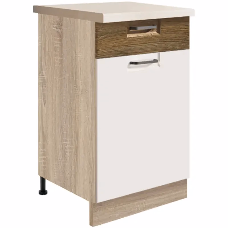 Skrinka do kuchyne Favorit 3d Sonoma/White+Ribbeck