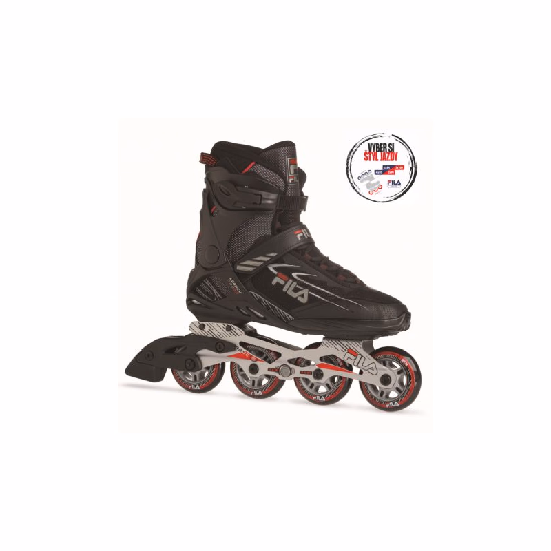 Kolieskové korčule FILA SKATES LEGACY PRO 80 BLACK RED