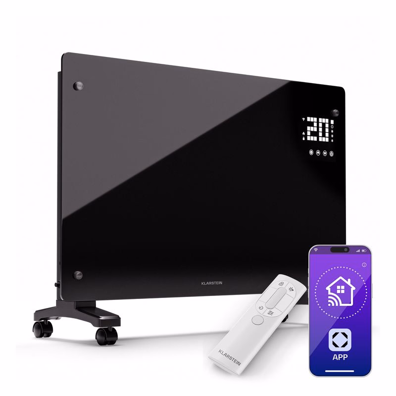Klarstein Bornholm Smart 2500, konvektor, 2500W, WiFi, LED, IP24
