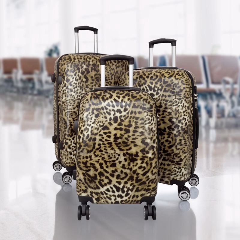 Cestovné kufre Leopard, sada 3 kusov