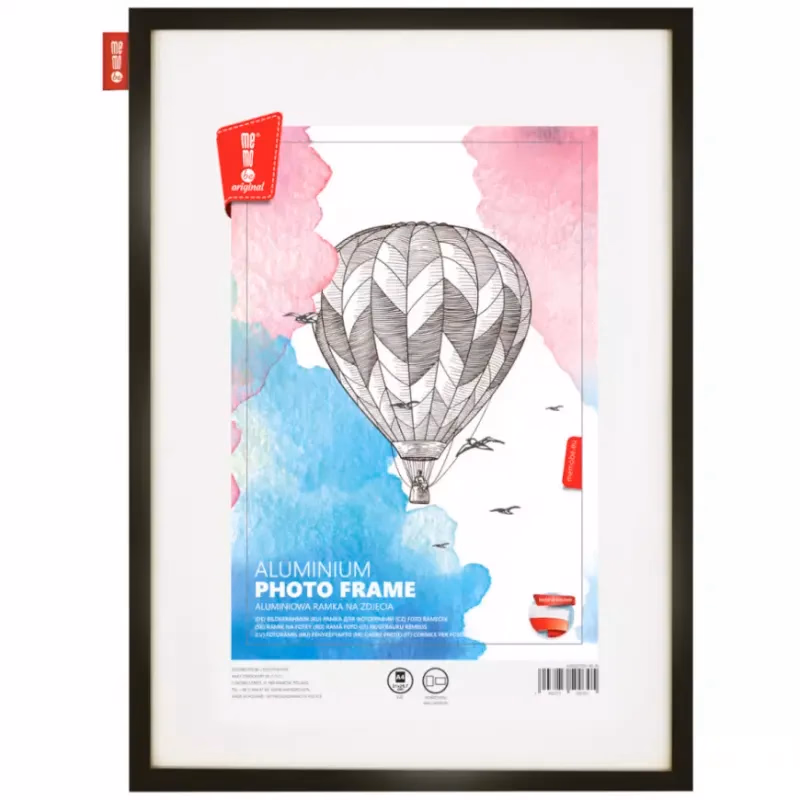 Fotorámik hliníkový čierna 32x22 cm