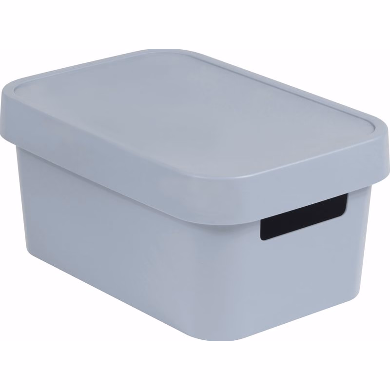 CURVER Úložný box INFINITY 4,5l s vekom | sivá