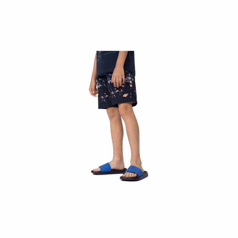 Chlapčenské plavky 4F JUNIOR BOARD SHORTS M021-90A-MULTICOLOUR ALLOVER