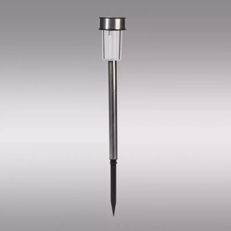 Solárna lampa Stal VO0814 Chrome