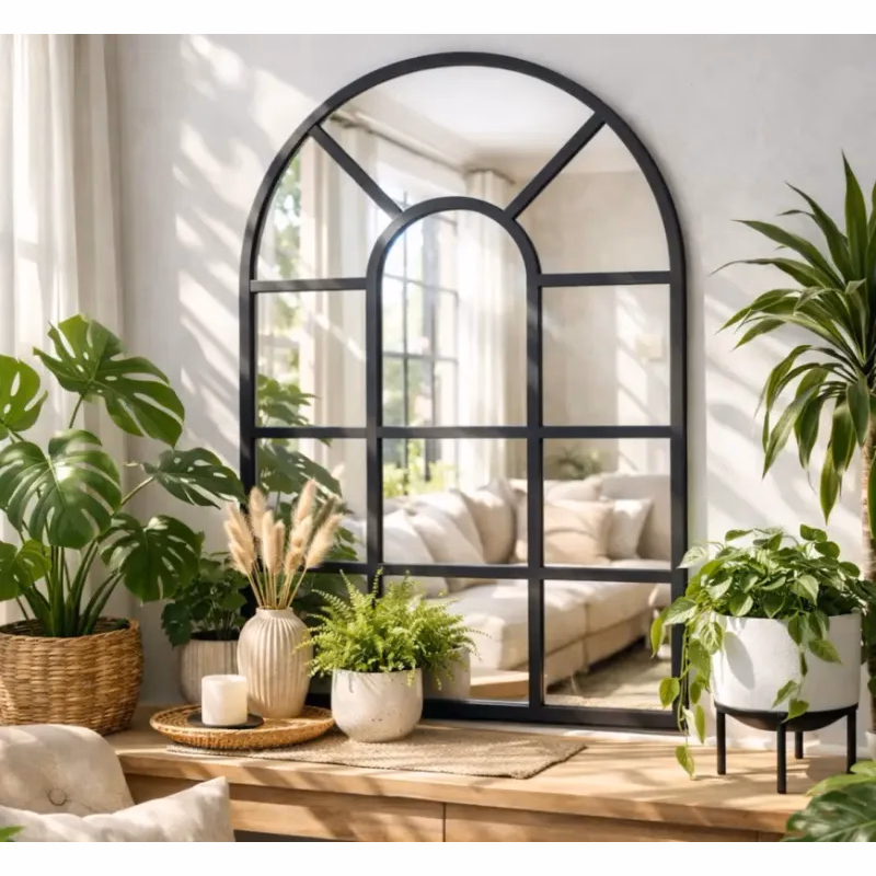 Dekoratívne zrkadlo vitráž black 40cm x 60cm