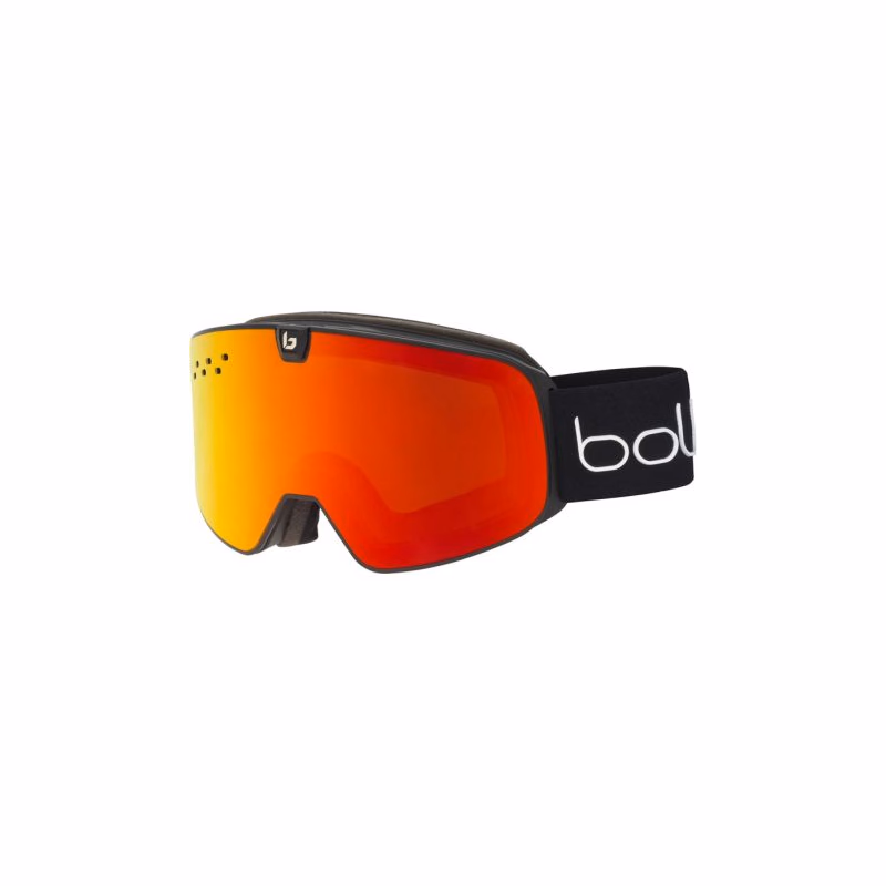 Lyžiarske okuliare BOLLE NEVADA NEO Black Matte - Sunrise Cat 2 & Light Vermillon Blue Cat 1
