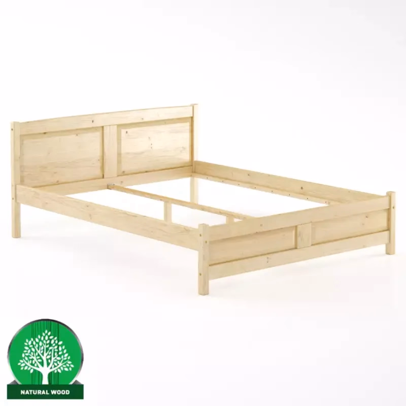 Posteľ borovica LK104–160x200 surová