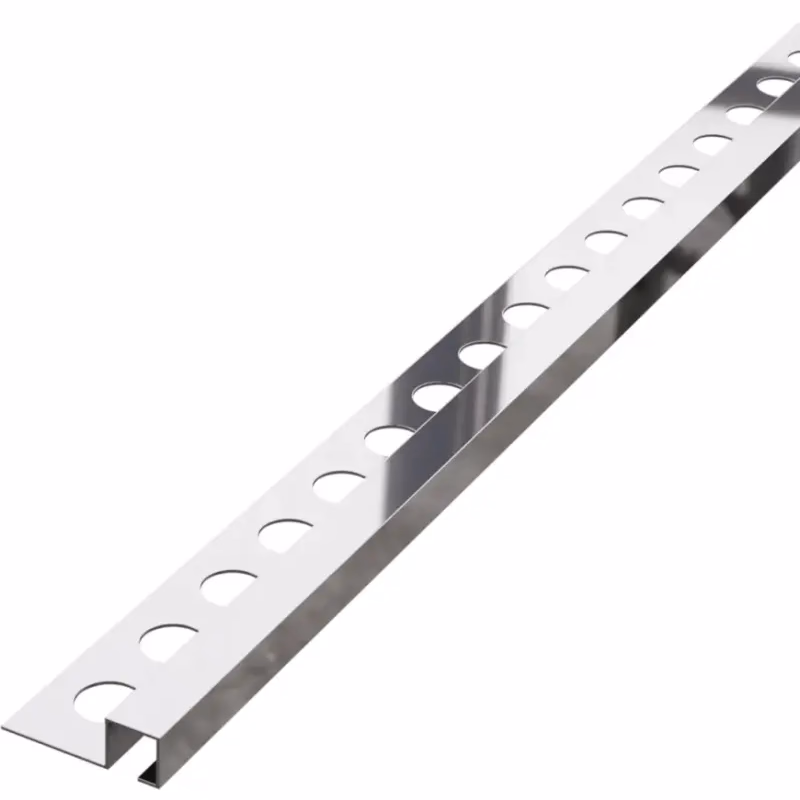 Rohový profil QS 10,5 mm x 270 cm strieborný lesk