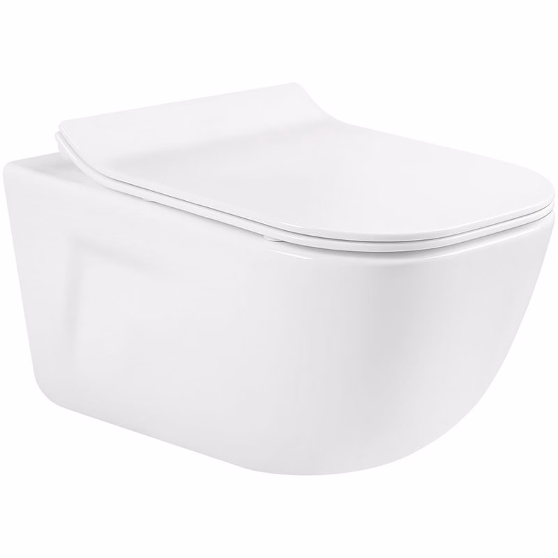 MEXEN/S - MARGO závesná WC misa vrátane sedátka s slow-slim, duroplast, biela 30420800