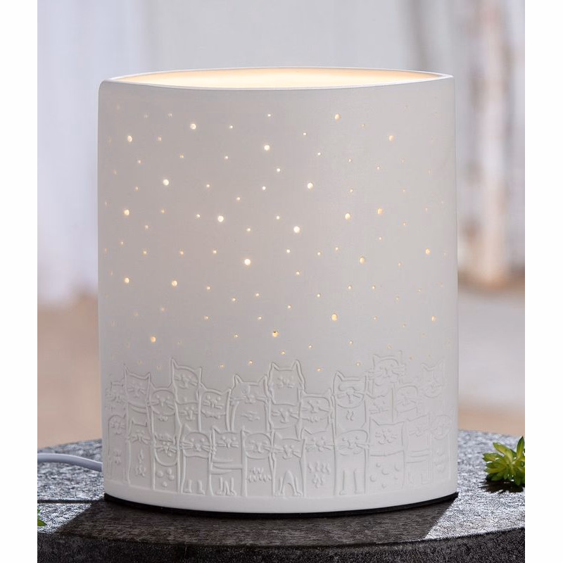 Stolová lampa s motívom mačky "Katzenbande"