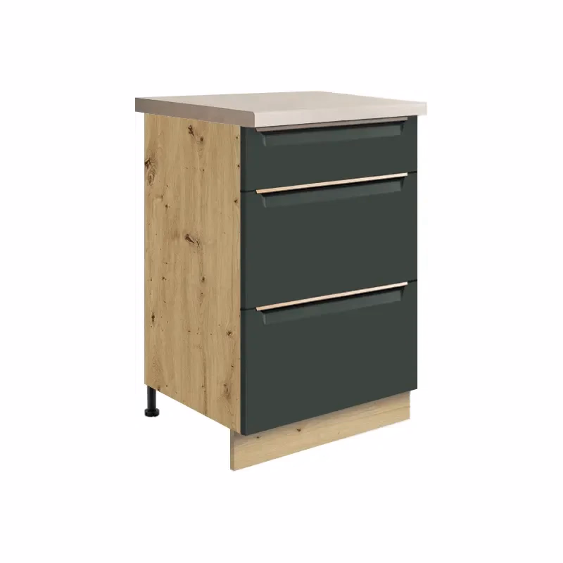 Skrinka do kuchyne Glamour9d Green