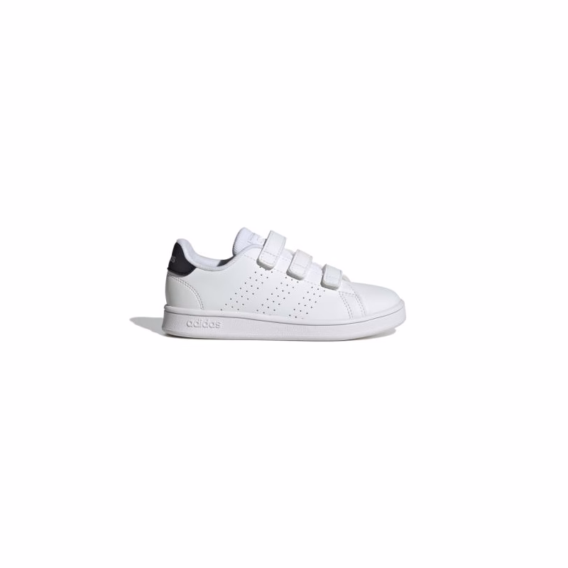 Detská rekreačná obuv ADIDAS Advantage Court K cloud white core black silver metallic