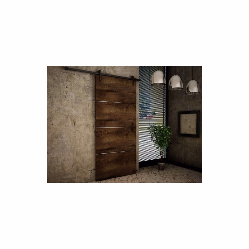 KIER Posuvné dvere RETRO PLUS | 80 cm Farba: jaseň tmavý