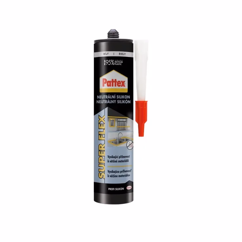 PATTEX Neutrálny silikón - biely 280ml