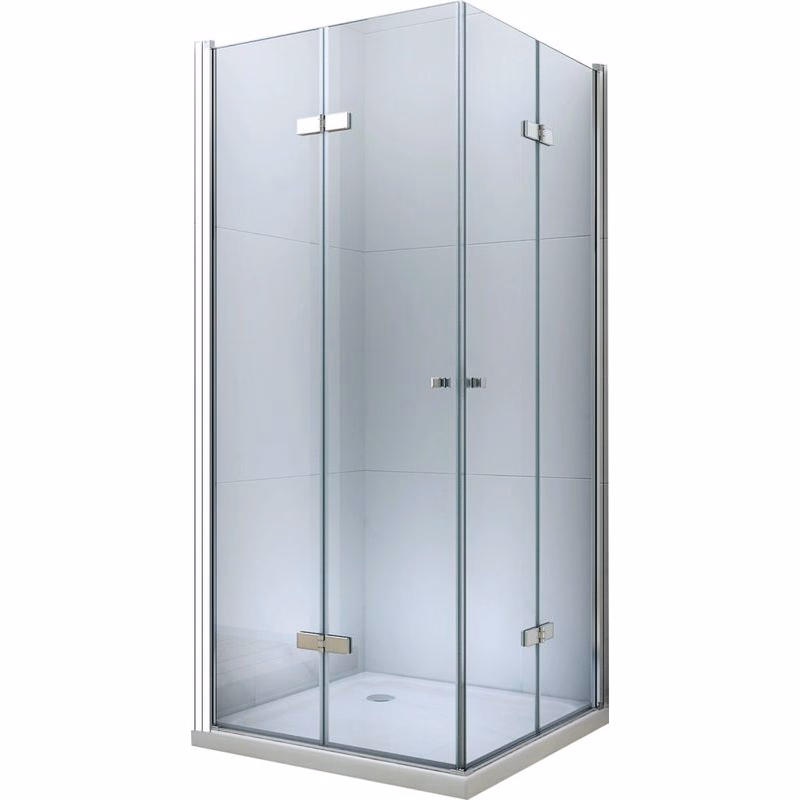 MEXEN/S - LIMA sprchovací kút 90x90, transparent, chróm 856-090-090-02-00