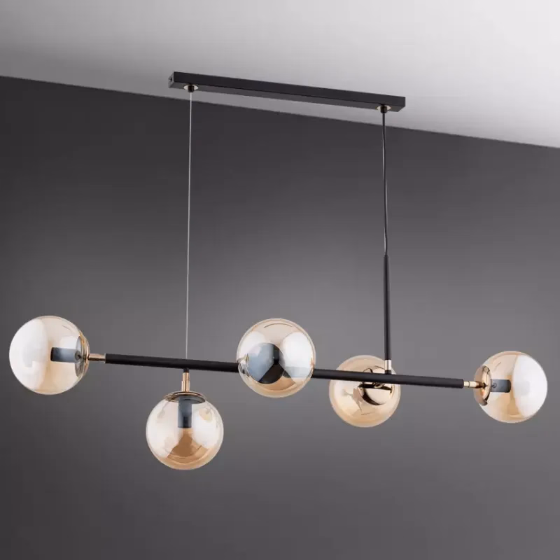 Lampa Dansa black 5 Pł 63020 LW5