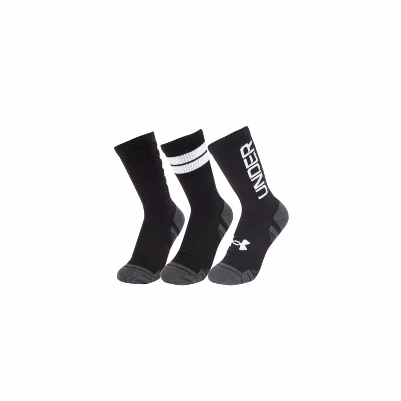 Ponožky UNDER ARMOUR 3 PACK-UA Perf Tech Nov Crew-BLK