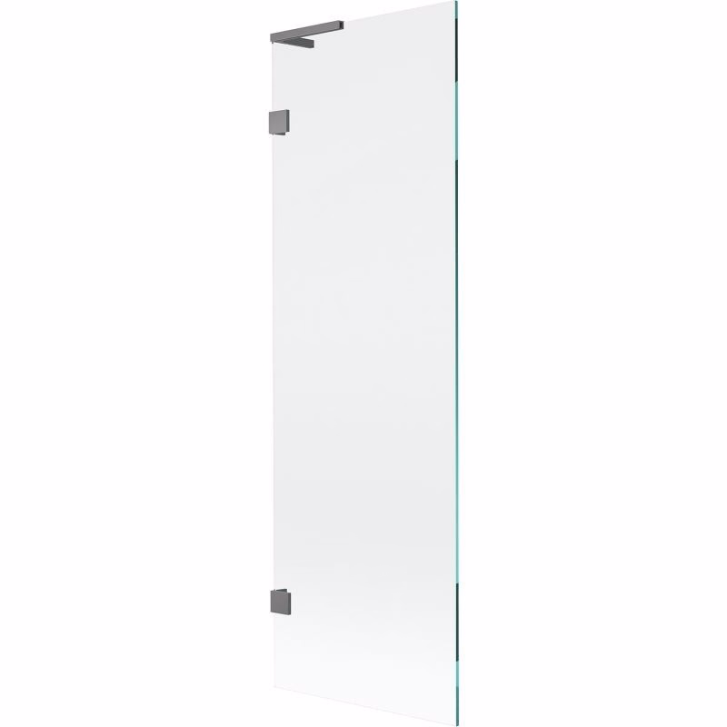 MEXEN/S - Lunar L vaňová zástena FIX 60 x 150, transparent, grafit metal 897L-060-000-95-00