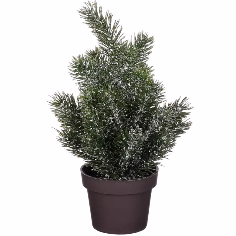 Vianočný stromček zelený omrznutý výš. 24 x hl. 12 cm 1121020