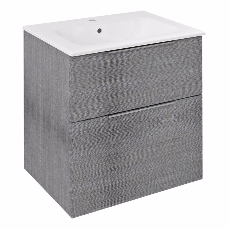 SAPHO - CIRASA umývadlová skrinka 59,2x64x46cm, dub strieborný CR601-1111