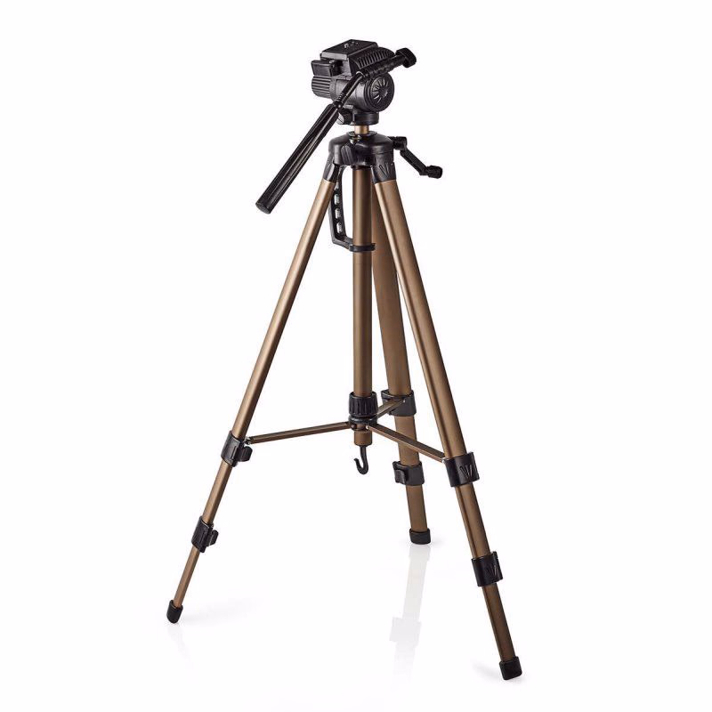 Nedis TPOD2300BZ - statív | otáčanie a náklon | max. 3,5 kg | 161 cm | čierna / strieborná