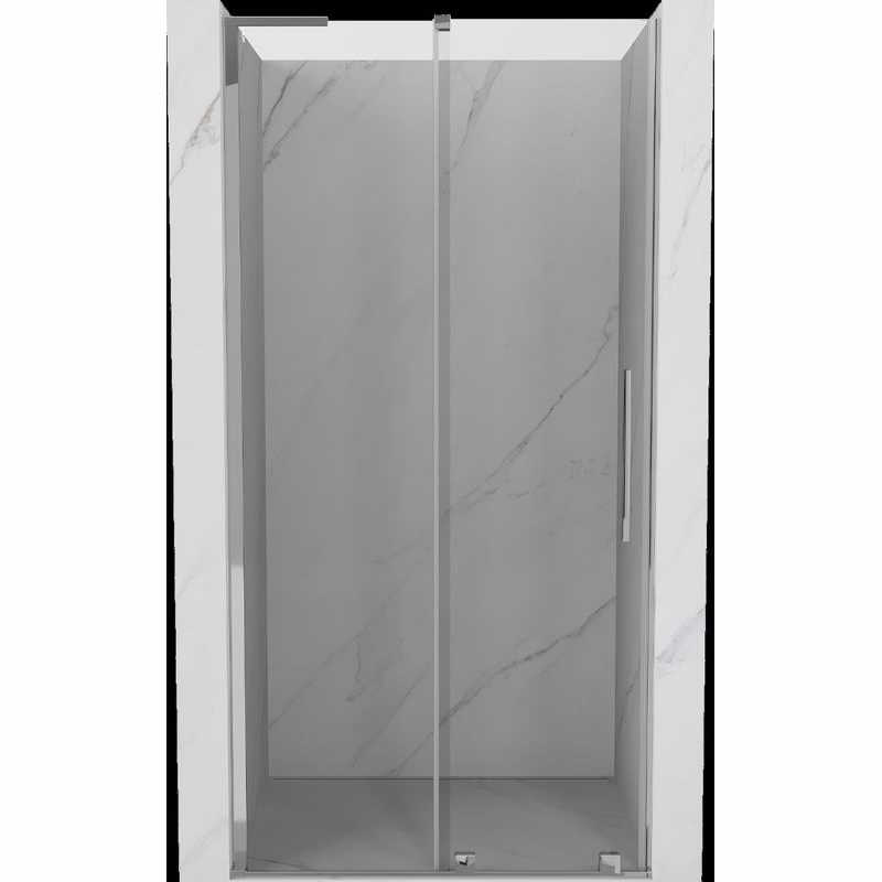 MEXEN/S - Velar L posuvné sprchové dvere 110, transparent, chróm 871-110-003-01-01
