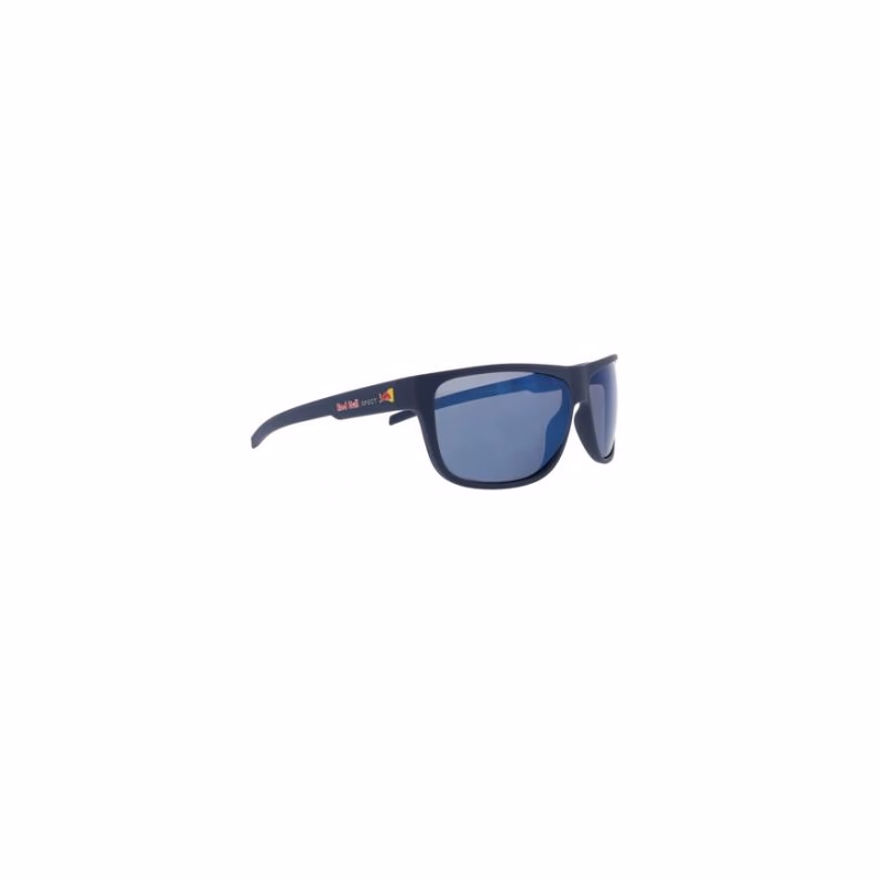 Slnečné okuliare RED BULL SPECT LOOM-007P, matt blue rubber, smoke with blue mirror CAT3, POL, 62-14-127
