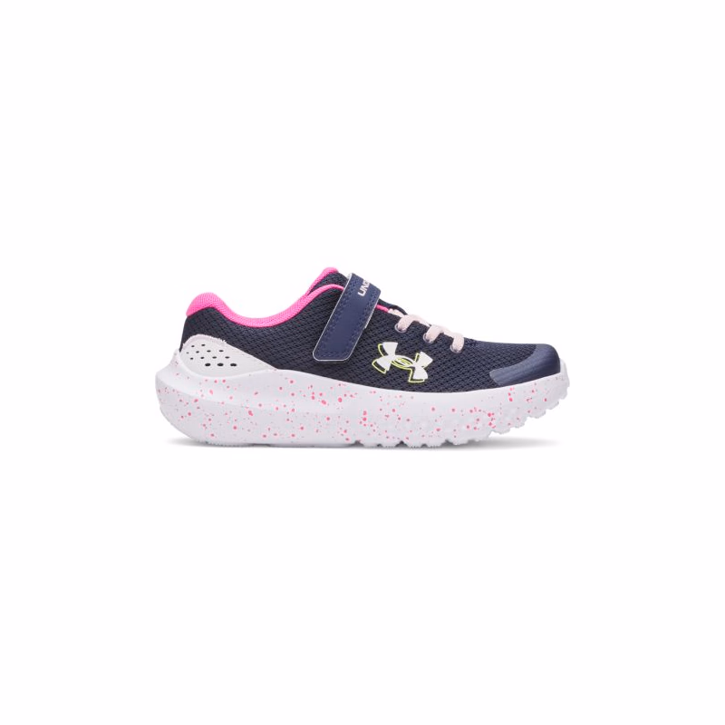 Dievčenská športová obuv (tréningová) UNDER ARMOUR UA GPS Surge 4 AC K midnight navy rebel pink white