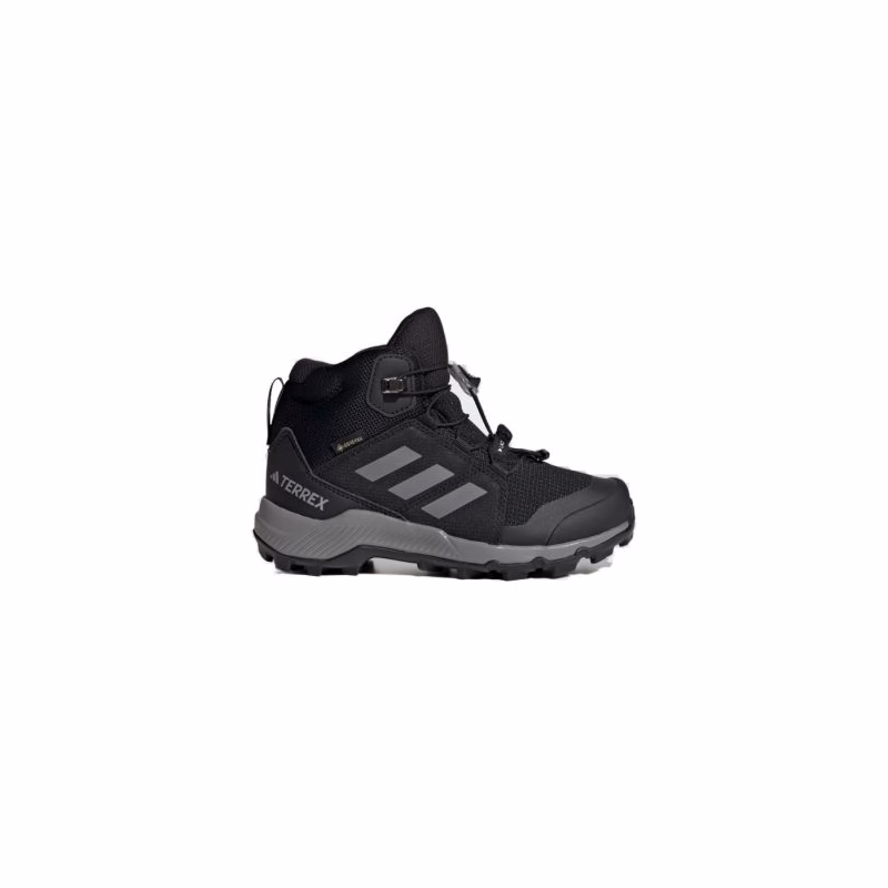 Juniorská členková turistická obuv ADIDAS Terrex Mid Jr GTX core black grey three core black
